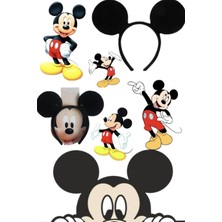 Munico Fare Tacı Kafa Bandı Eğlence Çocuklar Için Hediyelik Kafa Taçı Çizgi Film Aksesuar Minnie Mouse Taç