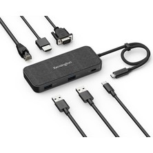 Kensington SD1650P Usb-C Single 4K Taşınabilir Yerleştirme Istasyonu, HDMI Özellikli Mobil Dock, App