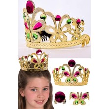 Munico Altın Çocuk Başlık Şapka Sevimli Prenses Taçlar Saç Kızlar Için Başlık Çocuk Kafa Bandı Aksesuarları