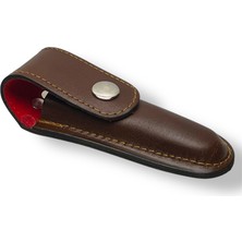 Çarşıbaşı41 Deri Çakı Kılıfı Bıçak Kılıfı No:3 Kahverengi (Kapalı Hali 9cm - 12CM Arası Çakılar Içindir)
