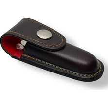 Çarşıbaşı41 Deri Çakı Kılıfı Bıçak Kılıfı No:1 Kahverengi (Kapalı Hali 8cm - 9cm Arası Çakılar Içindir)