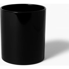 Poyrish Renkli Cam Bardak Liberty - Opak Siyah 5321-OP