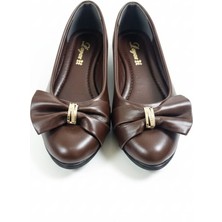 Klay Shoes Kadın Fiyonk Detaylı Rahat Babet