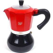 UltraMint Pratik ve Şık 6 Fincan Moka Pot, 300 Ml, Beyaz Renkli Kahve Demleme Seti