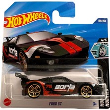 Hot Wheels Ford Gt Tekli Araba, Borla Exhaust, Siyah-Kırmızı, Model JBB75