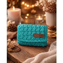 El Yapımı Örgü Bozuk Para Cüzdanı ve Kartlık - Şık Gece Portföyü