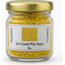 Poyrish Sarı Granül Mum Boyası 10 gr