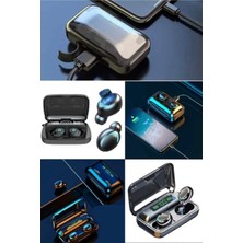 Munico LCD Ekran Uyumlu Kablosuz Kulaklık Stereo Spor Kulaklık Akıllı Telefon Bluetooth 5.1 Sporcu LCD