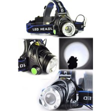 Munico 3 Modlu Kamp Bisiklet Spor Portatif Profesyonel Rahat Kafa Lambası Zoom Özellikli Ayarlanabilir Prof