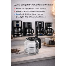 Grundig Kahve Makinesi Cam Demlik Sürahi Fk 4112 K, Şık ve Kullanışlı Tasarım