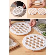 Munico Pratik 61 Bölmeli Petek Şekilli Mantı Yapma Aparatı Kaliteli  Pratik Mantı Kesici Kalıbı Mantımatik