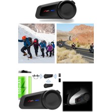 Munico Proff Motorcular Için Bluetooth Su Geçirmez Motorda Kask ile Rahat Konuşma Kask Kulaklığı