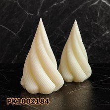 Poyrish PK1002184 - Silikon Kalıp Mum Kalıbı - Burgu Mum