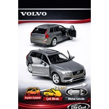 Yıldırım Oyuncak Die Cast Metal Gövdeli Çek Bırak 12 cm Açılabilir Kapılı Oyuncak Volvo Araba