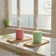 Waxera El Yapımı Soya Wax Estetik Bubble (Baloncuk) Mum 2li