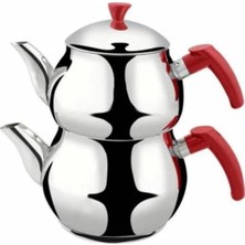 UltraMint Paslanmaz Çelik Büyük Boy Çaydanlık, Dayanıklı ve Şık Tasarım