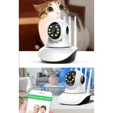 Munico Hd Kalite Telefondan Takip Edilebilir Uygulamalı Akıllı Gece Görüşlü Ev Dükkan Market Wifi Kamera