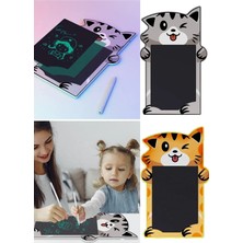 Munico Çocuklara Yazmayı Öğreten Eğlenceli Tablet Mini Pano Yaz Sil Ömürlük Çizim Tahtası Pro Kalem Tablet