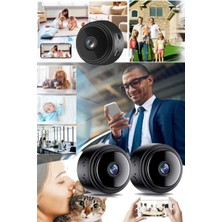 Munico 2 Adet Şarjlı 1080P Full Hd Mini Kamera Güvenlik Wifi Kamera Ses Kaydedici Kablosuz Bakıcı Izleme