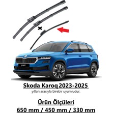 OTOEXPRESS Inwells Skoda Karoq 2023-2025 Ön ve Arka Silecek Seti