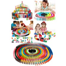 Munico Oyuncak Domino 100 Blok Oyuncaklar Çocuk Akıllı Domino Eğitici Eğitici Renk Ade  ile Pratik Kullanım