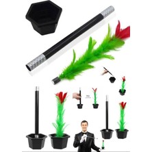 Munico Sihirli Çiçek Çıkaran Değnek Sihirli Prop Arayanlar Için Sahne Gösterisi Için Mükemmel Çiçek Sopası