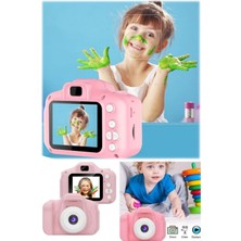 Munico Dijital Şarjlı Çocuk Fotoğraf Makinesi Flaşlı Ekranlı Çerçeveli Hediyelik Kamera
