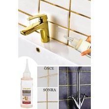 Munico Banyonuzu Yenileyin Altın Fayans Derz Dolgu Gold Simli Temizleme Lavabo Küvet Fayans Derzi 160GR