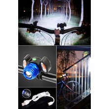 Munico 4 Modlu Gece Feneri Yol Aydınlatma Lambası Pro Paslanmaz Çelik Su Geçirmez Bisiklet Ön Far LED Lamba