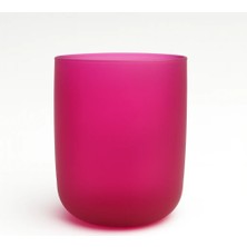 Poyrish Renkli Cam Bardak Ikonik - Mat Pembe 6098-Q