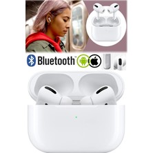 Munico Airbods Pro Nesil Beyaz Bluetooth Kulaklık Şarjlı Kablosuz Mikrofonlu Ios Android Uyumlu