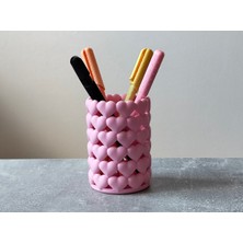 TriVox3D Kalplerin Birleşimi Dekoratif Masaüstü Kalpli Kalemlik