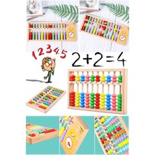 Munico Küçük Boncuklar 7 Aritmetik Portatif Çocuk 13. Abaküs Zihinsel Abaküs Matematik Sı  Için Ideal Seçim