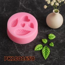 Poyrish PK1001650 - Silikon Kalıp Mum Kalıbı Minik Yapraklar