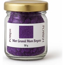 Poyrish Mor Granül Mum Boyası 50 gr