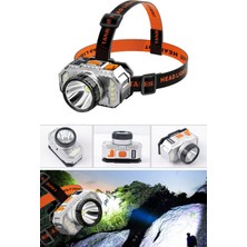 Munico LED Far Güçlü Işık Süper Parlak Kafaya Monte El Feneri Açık Ev Uzun Menzilli Şarj Edilebilir Lamba