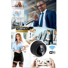 Munico 1080P Uzaktan Takip Edilebilir Mini Wifi Kamera Işyeri Ev Ofis Sekreter Çalışan Izleme Video Kamera