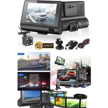 Munico Universal Bmw Audi Mercedes Araç Içi Komple Kayıt 3 Kameralı Güvenlik Video Hd Kaydedici Kamera Set