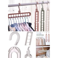 Munico Çok Işlevli Sihirli Giysiler Asılı Kanca Metal Dolap Askıları Yer Giysi Organizatöründen Tasarruflu