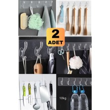 Munico Kapı Askılığı Bıçak Yere Ceket Organizatör Askılık Adet 2 Mutfak 5'li Duş Havlu Mo  Için Ideal Seçim