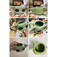 Munico Bebek Yoda Grogu Bardak Aksiyon Figürü Oyuncak Star Wars Hayranları Için Mükemmel Hediyelik Bardak
