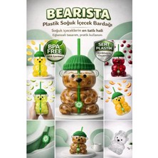 Tbl Dekor Bearista Plastik Soğuk Içecek Bardağı