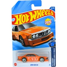 Hot Wheels - Bmw 635 Csi - JBB84 - Wild Widebody 1/5 - Short Card - 1:64 Ölçeğinde Turuncu Tur Araba