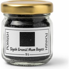 Poyrish Siyah Granül Mum Boyası 10 gr