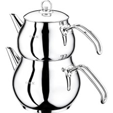 UltraMint Paslanmaz Çelik Çaydanlık, Büyük Boy, Dayanıklı ve Şık Tasarım