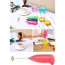 Munico El Tipi Yumurta Çırpıcı Kahve Mikseri Mini Süt Köpürtücü Krem Blender Kolu Mikser Cappuccino Çırpma