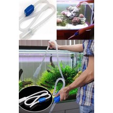Munico Profesyonel Akvaryum Tahliye Sifonu Manuel Akvaryum Temizlik Hortumu Tank Temizliği Aparatı Hortumu