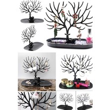 Munico Küpe Yüzük Bilezik Kolye Takı Yaratıcı Rafı Depolama Organizatör Siyah Geyik Dayan  Için Ideal Seçim