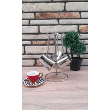 UltraMint Paslanmaz Çelik 3'lü Cezve Seti, Şık ve Dayanıklı Tasarım