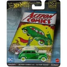 Hot Wheels Pop Culture Premium Arabalar HVJ50 Action Comics #1 Action Sedan